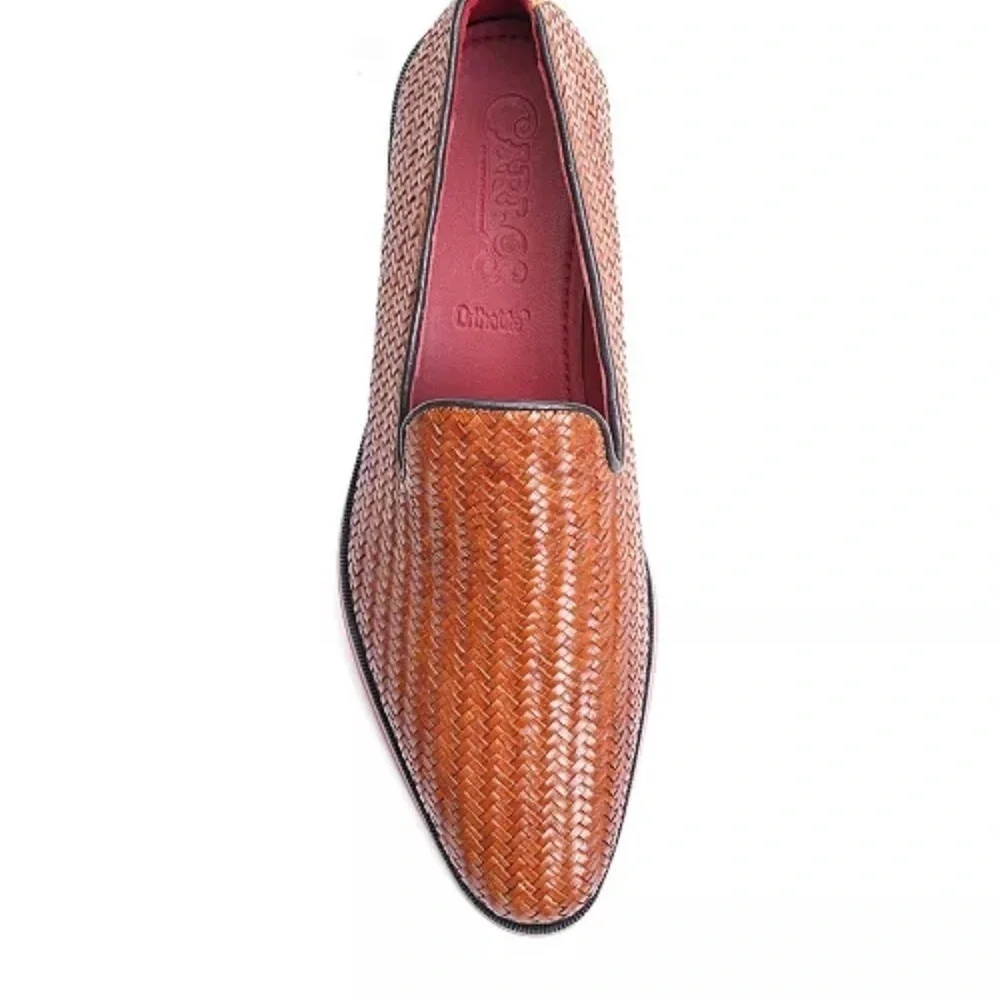 NWT Carlos by Carlos Santana Men's Gibson Weave Loafers